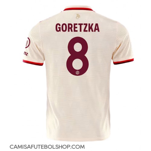 Camisa de time de futebol Bayern Munich Leon Goretzka #8 Replicas 3º Equipamento 2024-25 Manga Curta